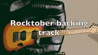 Rocktober backing track in Dm