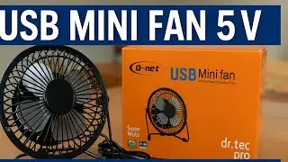 USB Mini Fan 5V Unboxing & Overview | Compact Desk Fan with Adjustable Angle