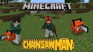 Mod de Minecraft Bedrock | Chainsaw Man 1.19