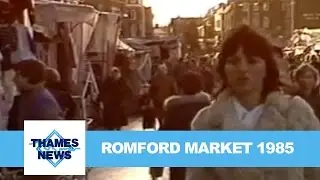 1980s Romford | Romford Market | 1980s Street market | Essex | TN-85-014-001