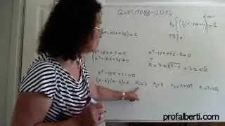 Risoluzione equazione esponenziale: quesito 10-2014
