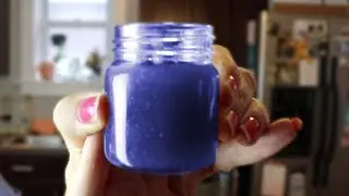 Making Witches Brew - Glitter Blackberry Vodka