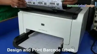 How to design and print barcode labels using different types of barcode sheets