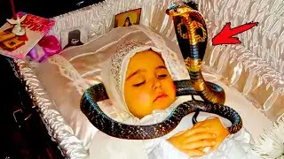 Right during the funeral, the snake attacked the stepmother. But then something terrible happened!
