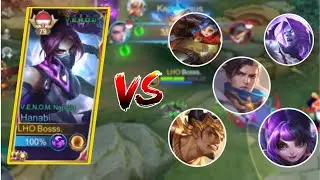HANABI VS EVERYBODY l TOP GLOBAL HANABI BUILD & EMBLEM I - MLBB