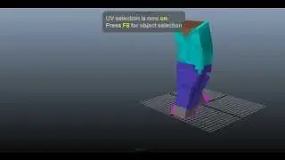 Minecraft Animation Test #1(Autodesk Maya)