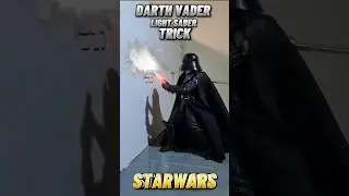 Darth Vader light saber trick gone wrong! #shorts #comedy