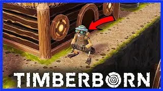 GOLEMS .. and the best 'Dad Jokes' Ever! - Timberborn Hard Mode