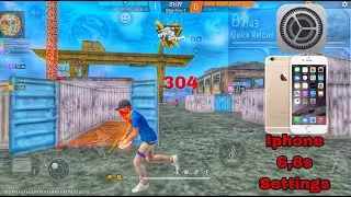 Open Settings iphone 6 👽 HUD+DPI⚙️/ iphone 6 Free fire Highlights 🔥❤️ m1887.Exe