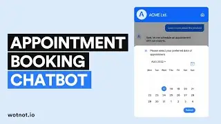Appointment Booking Chatbot | WotNot