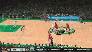 NBA2K25 Bulls 91 vs Celtics (Gameplay) (Game 1) (Part 2) (PS5)