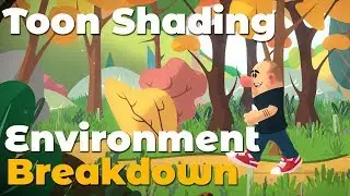 Toon Shaded Environment in Maya  - Scene Breakdown