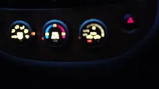 Замена подсветки блока управления климатом Nissan Serena C24 #3
