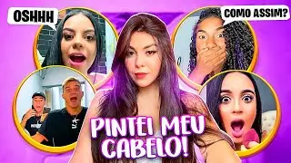 MEU PRIMEIRO VÍDEO MORENA + A REAÇÃO DOS MEUS AMIGOS QUANDO ME VIRAM!