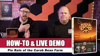 Pie Rats of the Carob Bean Farm Board Game Live Demo