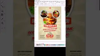 CorelDraw Tutorial | How to make flyer design in CorelDraw 2024