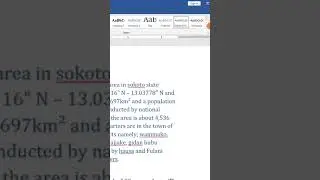 How to Apply Text Style in MS Word 