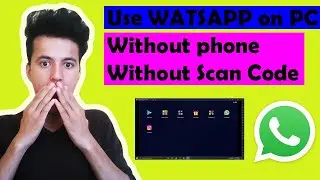 | How to use watsapp on pc without phone | Run Watsapp on pc |