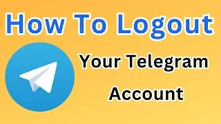 How to Log Out From Telegram App on android । টেলিগ্রাম আইডি কিভাবে লগ আউট করব।