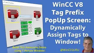 WinCC V8 Tip 9: WinCC Tag Prefix example! Create Reusable Displays! 🧙‍♂️ #WinCCGURU