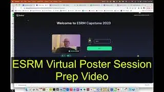 Intro to ESRM Virtual Poster Session