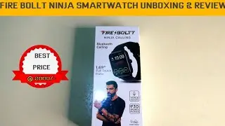 FIRE BOLTT NINJA SMARTWATCH UNBOXING & REVIEW #firebolttninja #smartwatch #unboxing #review