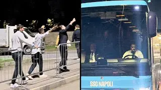 Juve-Napoli 0-0: esce il pullman e sentite cosa urlano a Conte! 😱📢