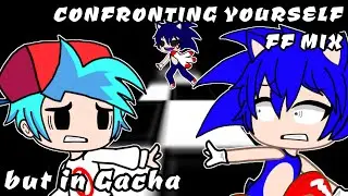CONFRONTING YOURSELF FF MIX RE-IMAGINED but in Gacha (BAD ENDING) // Friday Night Funkin' // 🎤