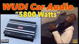I Paid $45 for 5800 watts? WUDI Car Audio C-266 Four Channel Amplifier [4K]