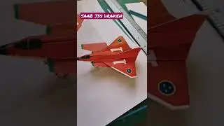 Origami Jet SAAB J35 Draken