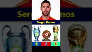 How Many World Cup, Ballon D'Or & UCL Won By Best Players 🏆