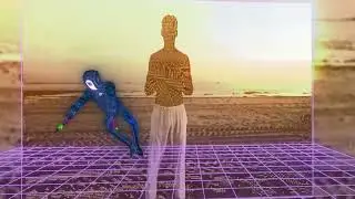 LAWNMOWER MEDS LIVE: LoFi Qi Gong Meditations (TouchDesigner + Kinect v2 + Audio Reactive Reaper)