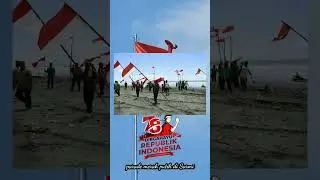 parade merah putih di bibir samudra pasifik