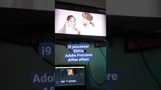 i 9 processor EDIUS, Adobe Premiere, After effect, Davinci resolve