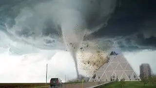 Астана дауылы көше, ғимарат, көліктерді қиратты!!!