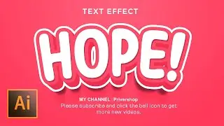 Create Vector text effect on Illustrator 2022