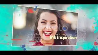 Drop Ink Slides - After Effects [FREE]