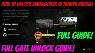 SnowRunner - How To Unlock Zimnegorsk in Taymyr Russia (Gate Unlock Guide, 3rd Map)