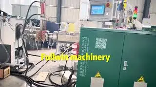 Fullwin COD spiral pipe machine running vedio #extruder