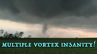 INSANE Multiple-Vortex Tornado Spotted Near Waverly, IA || WooGlobe