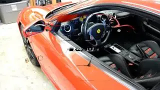 How to check the fluids in a Ferrari F430