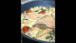 НЕЖНЕЙШАЯ СЕМГА В СЫРНО-СЛИВОЧНОМ СОУСЕ