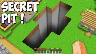 What is HIDDEN inside SUPER SECRET PIT in Minecraft? I found THE DEEPEST RARE TUNNEL!