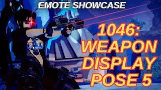 [PSO2 NGS] 1046: Weapon Display Pose 5 Emote Lobby Action 1046「武器反映ポーズ5」