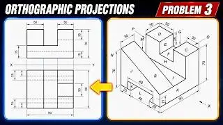Orthographic Projections | orthographic projection in engineering drawing