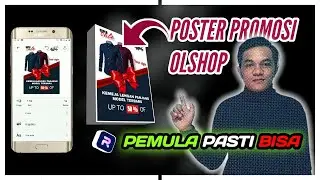 CARA MEMBUAT POSTER PROMOSI PRODUK PAKAIAN KONSEP MODERN // PHOTO ROOM TUTORIAL