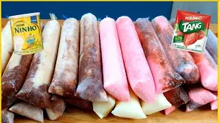 GELADINHO GOURMET CREMOSO PARA VOCÊ VENDER E LUCRAR MUITO l SABORES NINHO E MORANGO COM CHOCOLATE