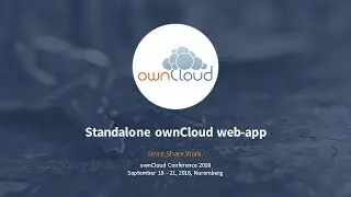 Standalone ownCloud web app with Vue js, UIKit3 and Webpack - ownCloud conference 2018