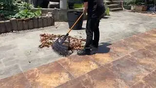 detachable leaf rake