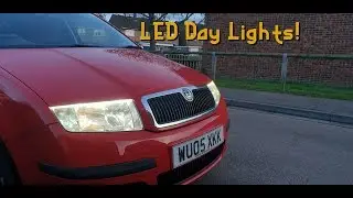 The Fabia Project Episode 4 (Adding LED Day Lights!)